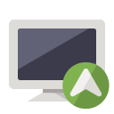 monitor,monitor up,up icon