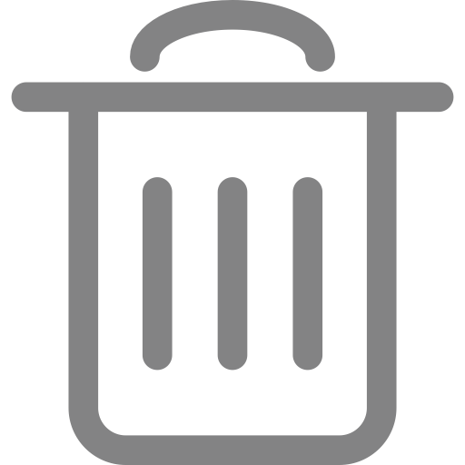 Delete svg vector icon