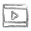 film, movie, productivity, shape, social svg vector icon