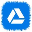 drive, google, media, social svg vector icon
