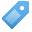 blue, tag icon