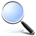 find, glossy, magnifying glass, search, zoom icon