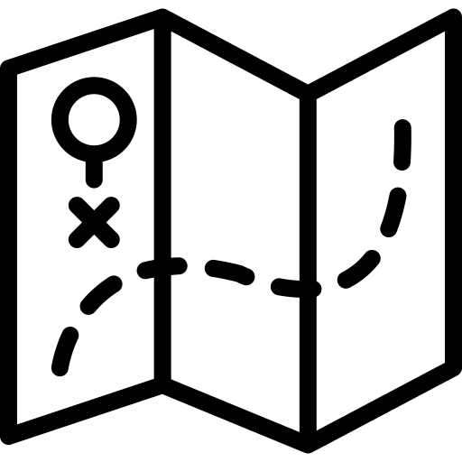 Map svg vector icon
