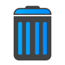 trash svg vector icon