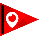 media, online, periscope, social svg vector icon