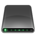 dark, disk, drive, normal icon