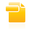 document, file, yellow icon