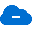 cloud, remove svg vector icon