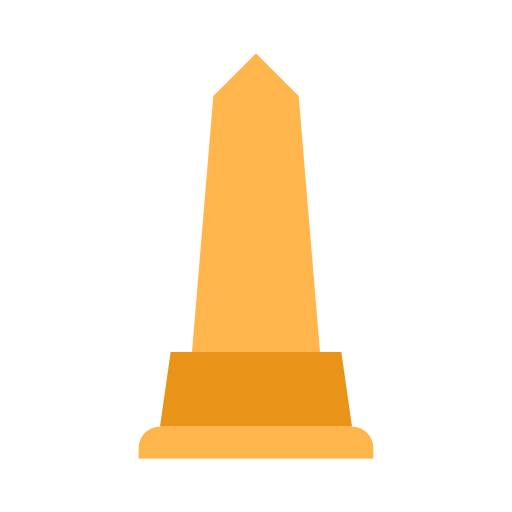 Obelisk svg vector icon