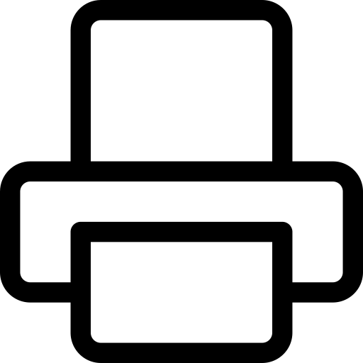 Printer svg vector icon