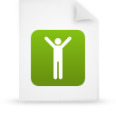 file,document,paper,green icon
