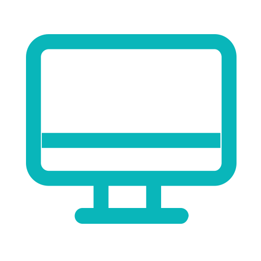 Computer svg vector icon