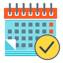 calendar, event, financial, financial planning, plan, planning svg vector icon