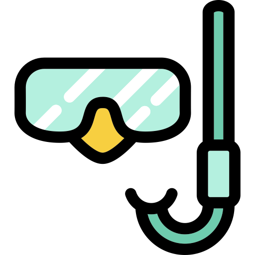 Snorkel svg vector icon