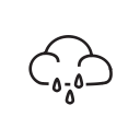 cloud, rain svg vector icon