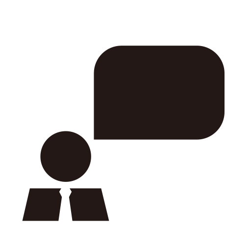 Opinion svg vector icon