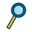 magnify, search, searching svg vector icon