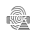 fingerprint,reader,pyramid icon