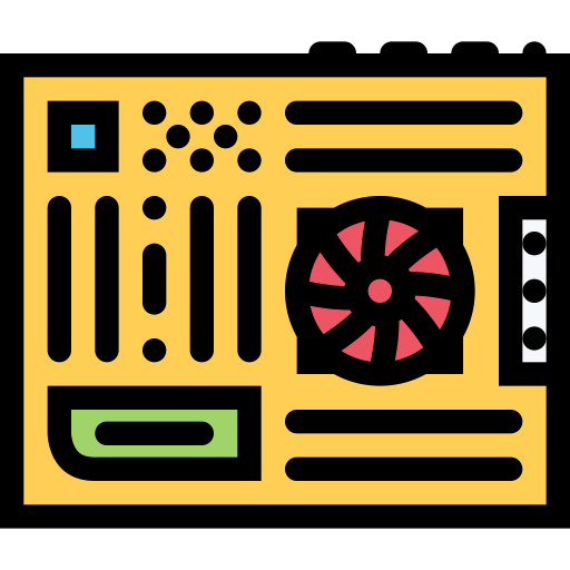 Motherboard svg vector icon