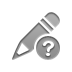 pencil,help icon