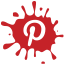 social,media,blot,set,pinterest icon