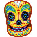 painted,skull icon