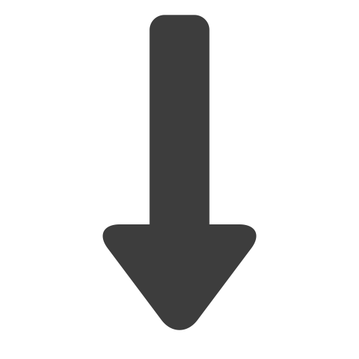 The Down Arrow Is Small svg vector icon