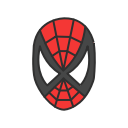 hero, marvel, spider man, super hero svg vector icon