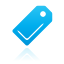 blue, tag icon