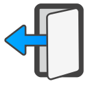 logout svg vector icon