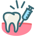 anesthetic, dental anesthesia, dental treatment, dentist, dentistry, painless, tooth svg vector icon