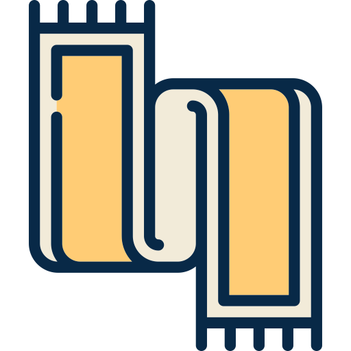 Scarf svg vector icon