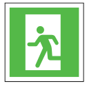 code, emergency, exit, sign, sos svg vector icon