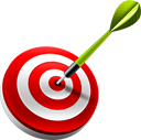 bullseye, dart, target icon