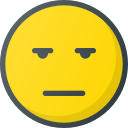 bored, emoji, emote, emot, emot svg vector icon