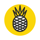 diet, fruit, healthy, kitchen, pinaple, vegetable, yellow svg vector icon