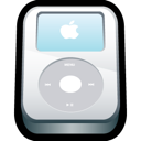 apple, ipod, white icon