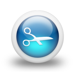 glossy,blue,orb icon