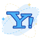 mail, media, social, yahoo svg vector icon