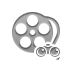 film,reel,binoculars icon