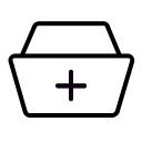 add, basket, basket add, dashboard svg vector icon