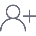 account, add, create, new, profile, user svg vector icon