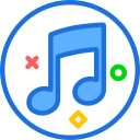 brand, logo, music, network, social svg vector icon