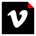 brand, logo, media, social, vimeo svg vector icon