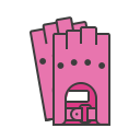 fitness, gloves, gym, sport, training svg vector icon