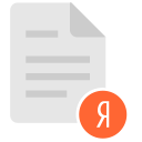 doc, document, file, ya, yandex svg vector icon
