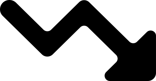Statsdown svg vector icon