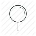 arrow, location, marker, pin, place, point, pointer icon