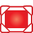 basic, desktop, red icon