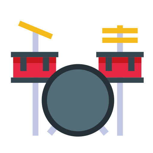 Drum Kit svg vector icon